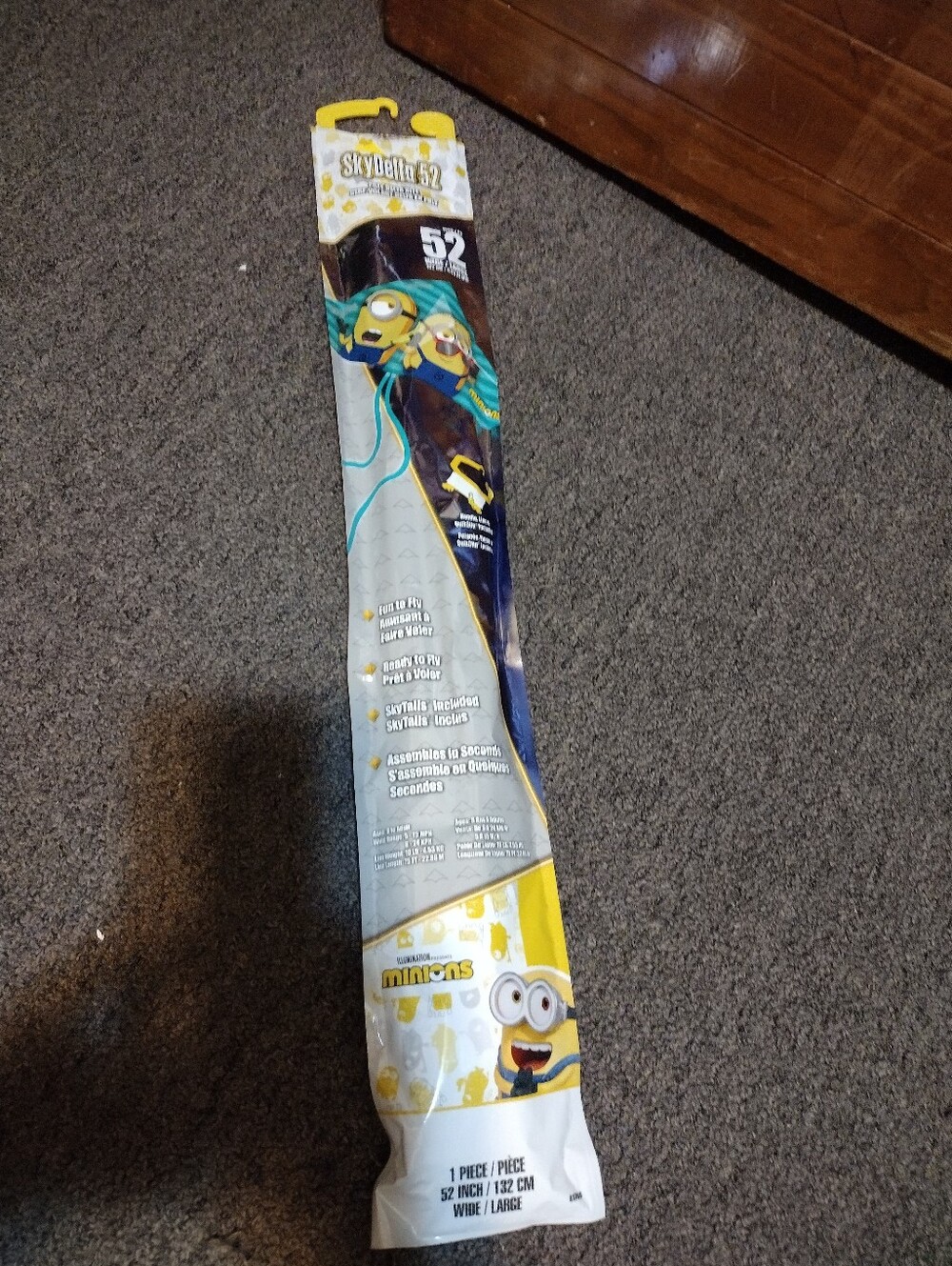 Minions Skyglide 52" Kids Kite - Yellow/Blue